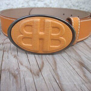 Brand New Genuine Authentic Hugo Boss Orange Leather Unisex Friendly Belt